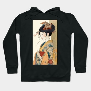 Japanese Lady in Kimono - No.3 Hoodie